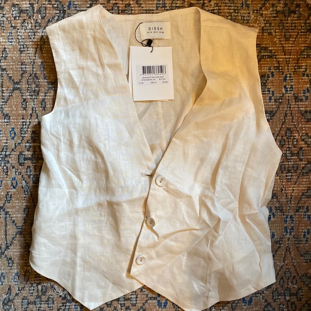DISSH linen vest